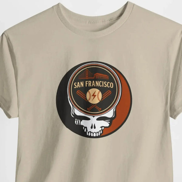 Grateful Dead - San Francisco Giants Classic Stealie T Shirt - MLB - StealieShop